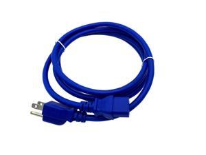 Kentek 6 FT Blue AC Power Cable Cord For HISENSE TV LTDN42V77US LTDN46V86US