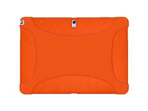 Amzer Silicone Skin Fit Jelly Case Cover For Samsung GALAXY Note 10.1 2014 Edition/ SM-P6000/ 10.1 SM-P601- Orange
