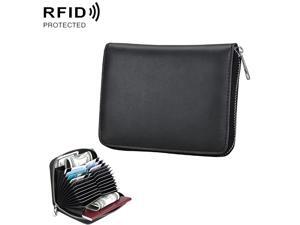 AMZER Anti-Magnetic RFID Genuine Leather Passport Card Holder Car Keys Package - Black AMZER Anti-Magnetic RFID Genuine Leather Passport Card Holder Car Keys Package - Black