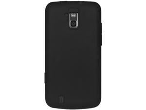 Amzer Silicone Jelly Soft Skin Fit Case Cover for ZTE Force N9100 - Black