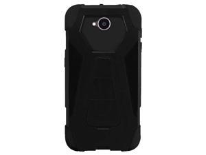 AMZER DUAL LAYER HYBRID KICKSTAND CASE - BLACK/ BLACK FOR MICROSOFT LUMIA 650 AMZER DUAL LAYER HYBRID KICKSTAND CASE - BLACK/ BLACK FOR MICROSOFT LUMIA 650