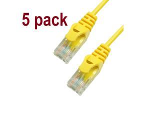 550MHz UTP Grandmax CAT6 2 FT Gray RJ45 Ethernet Network Patch Cable Snagless/Molded Bubble Boot 10 Pack 