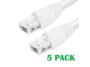 UTP Ethernet Network Patch Cable Snagless//Molded Bubble Boot 550MHz 10 Pack GRANDMAX CAT6A 7 FT RED RJ45
