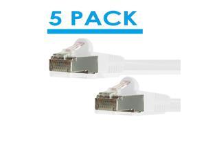 UTP 350MHz Ethernet Network Patch Cable Snagless//Molded Bubble Boot Grandmax 10 Pack CAT5e // 5FT// Green // RJ45