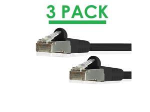 GRANDMAX CAT5e 10 FT WHITE RJ45 Ethernet Network Patch Cable Snagless//Molded Bubble Boot 550MHz UTP