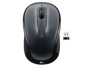 Logitech M325 910-002974 Black Tilt Wheel USB RF Wireless Optical Mouse
