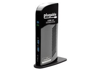 Plugable USB 3.0 Universal Laptop Docking Station Dual Monitor for Windows and Mac (Dual Video: HDMI and DVI/VGA/HDMI, Gigabit Ethernet, Audio, 6 USB Ports) Plugable USB 3.0 Universal Laptop Docking Station Dual Monitor for Windows and Mac (Dual Video: HDMI and DVI/VGA/HDMI, Gigabit Ethernet, Audio, 6 USB Ports)