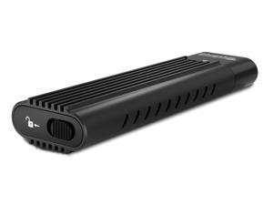 Plugable USB C to M.2 NVMe Tool-free Enclosure - USB C, Thunderbolt 3, up to 10Gbps, adapter includes USB-C and USB 3.0 Cables (Supports M.2 NVMe SSDs 2280 2260 2242)