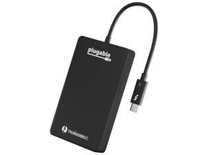 Plugable 2TB Thunderbolt 3 External SSD NVMe Drive (Up to 2400MBs/1800MBs R/W)