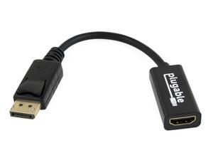 Plugable DisplayPort to HDMI Passive Adapter (Supports Windows and Linux Systems and Displays up to 4K UHD 3840x2160@30Hz) Plugable DisplayPort to HDMI Passive Adapter (Supports Windows and Linux Systems and Displays up to 4K UHD 3840x2160@30Hz)