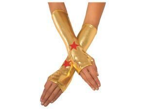 DC Comics Wonder Woman Costume Gauntlets Adult One Size DC Comics Wonder Woman Costume Gauntlets Adult One Size