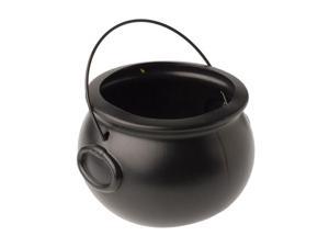 US Toy Witch's Cauldron Halloween 8 in Trick or Treat Bucket, Black