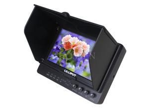 Professional LILLIPUT 7'' 665/S/P 3G-SDI LOOP Through with HDMI in&out , YPbPr, AV,  HDMI , With F-970 & LP-E6 Battery Plate + Sun Hood+hot shoe mount by VIVITEQ INC