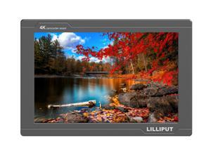LILLIPUT FS7 7" Full HD Camera-Top Broadcast Monitor Metal Frame with 3G-SDI and 4K HDMI Metal Housing High Resolution F970 Plate for Camcorder DSLR