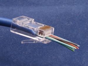 100Pcs CAT6 Plug EZ RJ45 Network Cable Modular 8P8C Connector End Pass Through