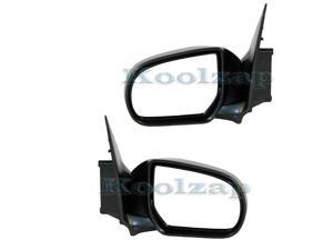 02-05 Grand AM Power Non-Folding Black Rear View Mirror Left Right Side PAIR SET
