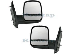 08-14 Chevy Express Van Manual Folding Rear View Mirror Left Right Side Set PAIR