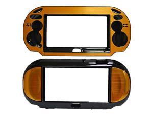 Gold Aluminum Metal Skin Protective Cover Case for Sony PS Vita PSV Console
