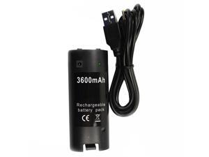 3600mAH Rechargeable Battery Charger Cable for Nintendo Wii Remote Controller 3600mAH Rechargeable Battery Charger Cable for Nintendo Wii Remote Controller