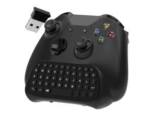 OSTENT 2.4G Wireless Chat Gamepad Keyboard with Headset Audio for Microsoft Xbox One/S/X Controller