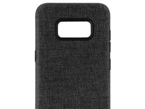 Incipio Esquire Series Hard Fabric Case for Galaxy S8 Plus  Dark GrayBlack