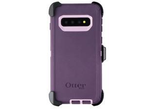 OtterBox Defender Series Case and Holster for Samsung Galaxy S10  Purple Nebula