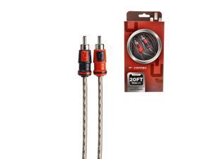 TruConnex TC4-20 20 Feet 2 Channel OFC Twisted Pair Stereo Audio RCA Cable TruConnex TC4-20 20 Feet 2 Channel OFC Twisted Pair Stereo Audio RCA Cable