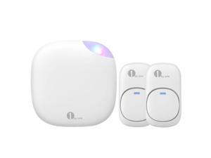 Doorbell,Doorbell Wireless,HanGang Doorbell Chime Home Security Systems Wireless Intercom Doorbell and Wireless Chime Voice Doorbell and Two-Way Portable Walkie-talkie Operating at Over 900 feet Include 1 Receiver and 1 Push Button for Home and Office Resi