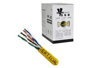 CAT-5E UTP 1000 8-Conductor Bulk Yellow-PVC Jacket Stranded AWG24 Solid-Bare Copper UL-ETL Cable CAT-5E UTP 1000 8-Conductor Bulk Yellow-PVC Jacket Stranded AWG24 Solid-Bare Copper UL-ETL Cable