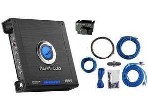 Planet Audio AC15001M 1500W MONO Car Amplifier Amp Kit 2.0 Farad Capacitor