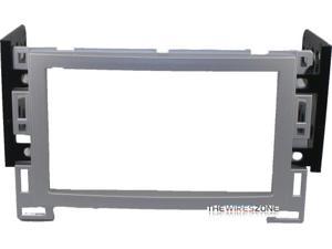 Metra 95-3302S 2004-up Selected GM/Pontiac/Chevy Double Din Stereo Dash Kit Silver