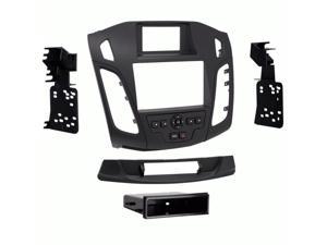 Metra 99-5843B Black Single/Double DIN Dash Kit for Select 2015-up Ford Focus