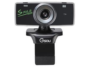 Geekbuying GSOU B18s USB 2.0 HD 12 MP Webcam w/ Mic