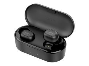 QCY T2C/T1S 2019 new Dual TWS Bluetooth 5.0  Wireless Earphone with 800mAh Charging Box -Black