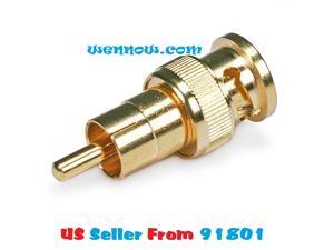 WennoW BNC Male to RCA Male Adaptor - Gold Plated WennoW BNC Male to RCA Male Adaptor - Gold Plated