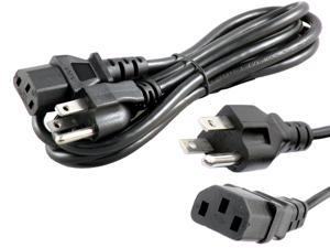 iTEKIRO 6 ft 3-Prong AC Power Cord for Computers, Monitors, Printers, Scanners, Home Theater Receivers; NEMA 5-15P Male to IEC320 C13 Female; UL Listed iTEKIRO 6 ft 3-Prong AC Power Cord for Computers, Monitors, Printers, Scanners, Home Theater Receivers; NEMA 5-15P Male to IEC320 C13 Female; UL Listed