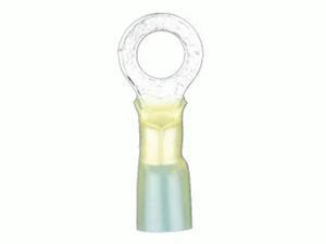 Metra HSYRT38 Heat Shrink Yellow Ring Terminal, 12-10 GA, 3/8", 50/Pkg Metra HSYRT38 Heat Shrink Yellow Ring Terminal, 12-10 GA, 3/8", 50/Pkg