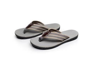 Aerusi Primo Men's Classic Woven Fabric Flip-Flop Sandals Size 12 Gray Aerusi Primo Men's Classic Woven Fabric Flip-Flop Sandals Size 12 Gray