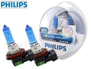 Philips Racing Vision RacingVision +150% H7 Headlight Bulbs (Twin) 12972RVS2