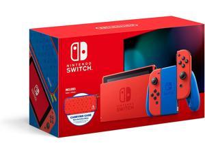 Nintendo Switch (OLED model) w/ Neon Red & Neon Blue Joy-Con 