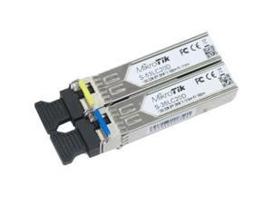 Mikrotik S-3553LC20D SFP Transceiver Pair 1.25G 20km with LC Connector