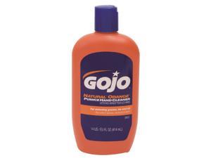 Gojo - 095712 - Natural Orange Pumice Hand Cleaner, 14 oz Bottle, 12/Carton