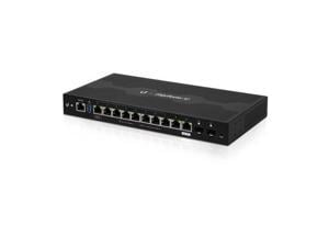 Ubiquiti Networks 10-Port Gigabit Router with PoE Passthrough and 2 x SFP Ports (ER-12)