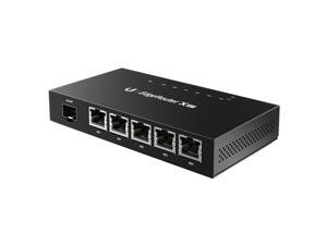 Ubiquiti Networks - ER-X-SFP - Ubiquiti Advanced Gigabit Ethernet Router - 5 Ports - PoE Ports - 1 Slots - Gigabit Ubiquiti Networks - ER-X-SFP - Ubiquiti Advanced Gigabit Ethernet Router - 5 Ports - PoE Ports - 1 Slots - Gigabit