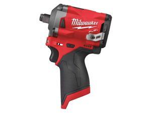 Milwaukee Electric Tool - 2555-20 - 1/2 Cordless Impact Wrench, 12.0 Voltage, 250 ft.-lb. Max. Torque, Bare Tool