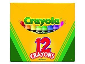 Crayola 12 ct. Crayons-Flat Tuck Box 52-0012 Crayola 12 ct. Crayons-Flat Tuck Box 52-0012