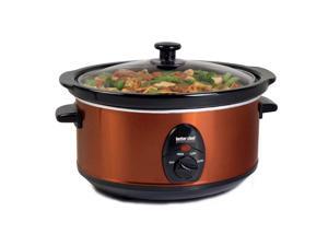Better Chef 3.7 Quart Slow Cooker with Removable Stoneware - Copper Better Chef 3.7 Quart Slow Cooker with Removable Stoneware - Copper