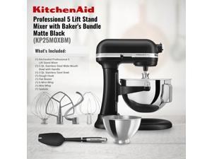 KitchenAid Professional 5 Plus Series 5 Quart Bowl-Lift Stand Mixer with Baker’s Bundle – Matte Black KitchenAid Professional 5 Plus Series 5 Quart Bowl-Lift Stand Mixer with Baker’s Bundle – Matte Black
