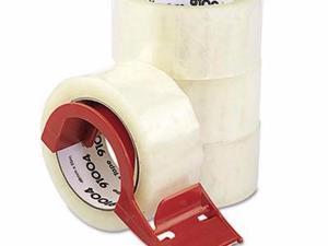 Universal One Heavy-Duty Box Sealing Tape with Dispenser - UNV91004 Universal One Heavy-Duty Box Sealing Tape with Dispenser - UNV91004
