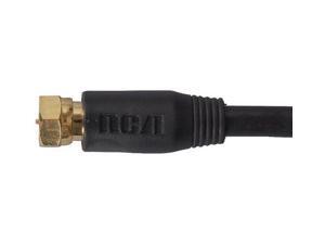 RG6 Coaxial Cable (50ft; Black) - VHB655R RG6 Coaxial Cable (50ft; Black) - VHB655R